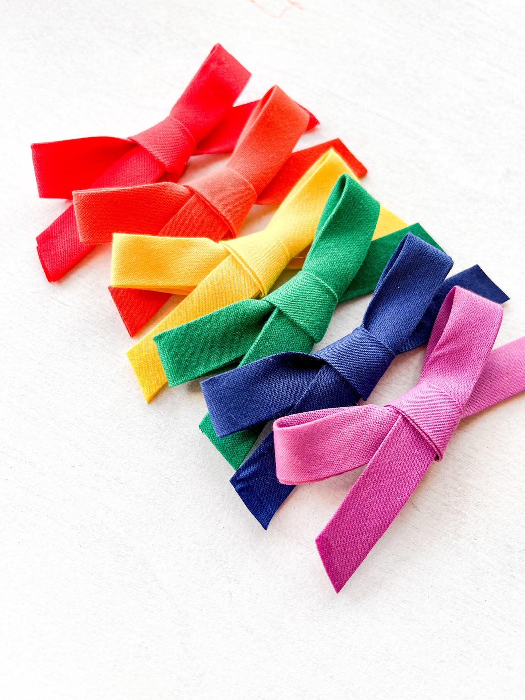 Rainbow Tape Bow Set