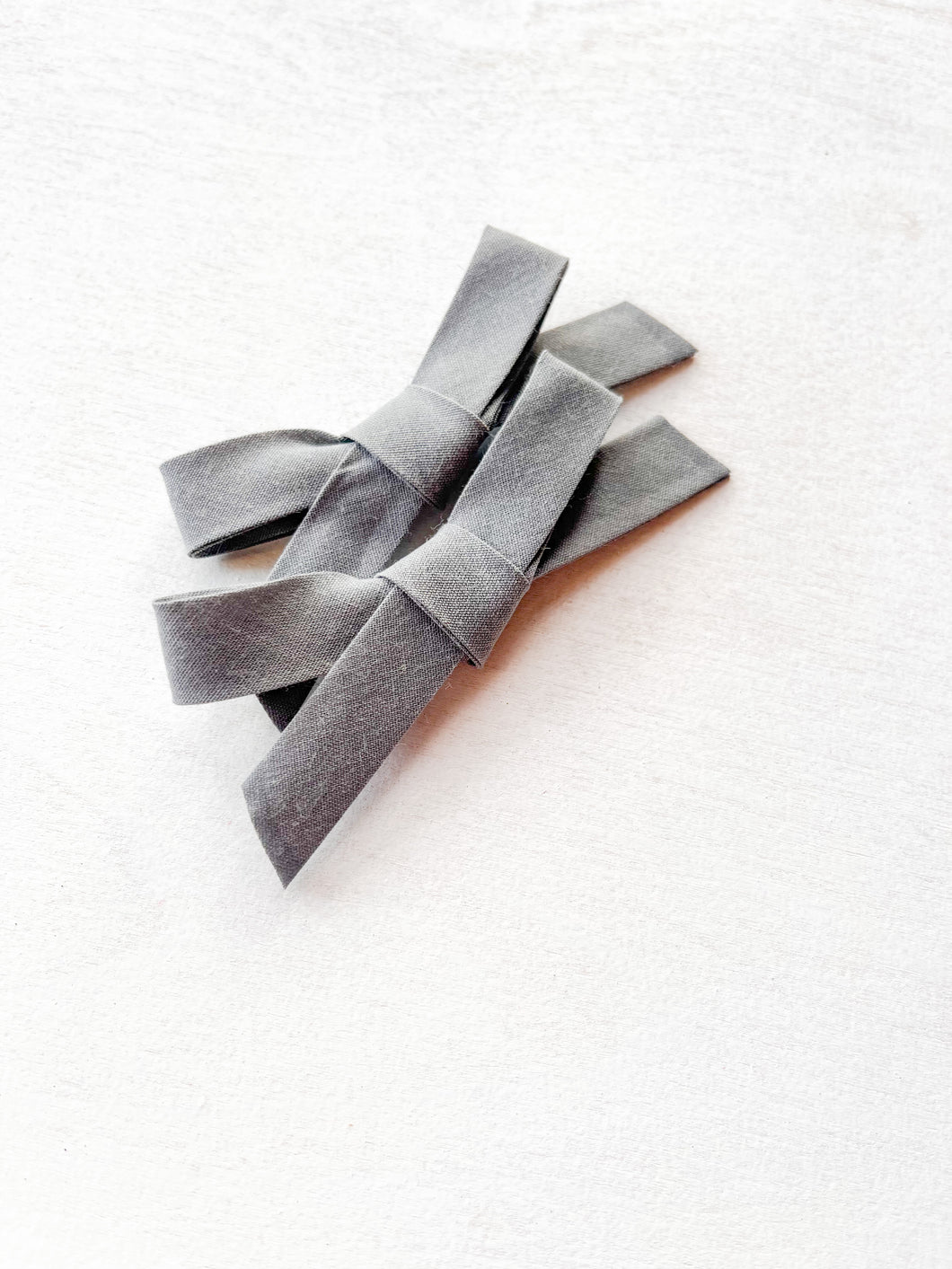 Gray Tape Bow
