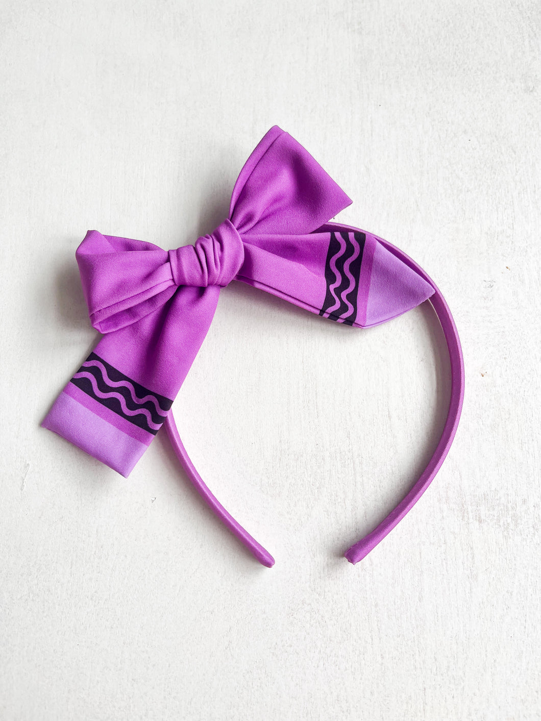 Purple Crayon Headband